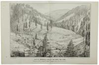 View of Downieville, Forks of the North Yuba River. Published and Sold by Samuel W. Langton of Langton's Express Downieville, California