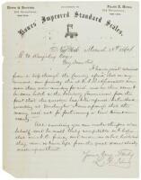 New York aid to Union Army wounded, 1864 Letter