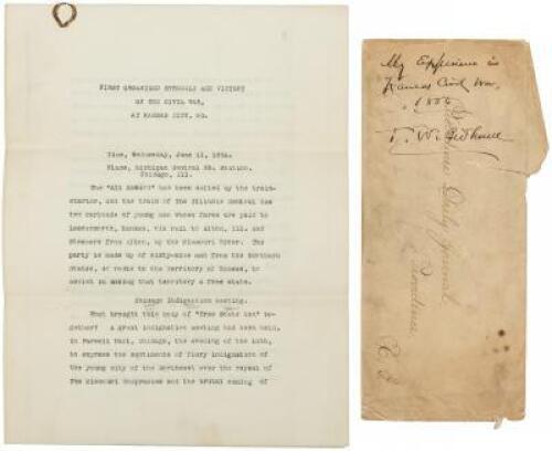 Famed educator&rsquo;s memoir of &ldquo;thrilling adventures&rdquo; in John Brown&rsquo;s Kansas