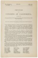 1874 Petitioning Congress for a port on the Oakland waterfront