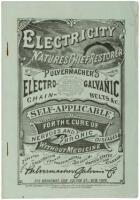 Pulvermacher’s Electro-Galvanic Chain-Belts, 1878 advertising booklet