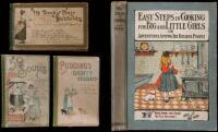 Four miscellaneous cookbooks with illustrated covers