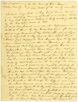 Manuscript Last Will & Testament of John Eades, bequeathing his five slaves to his grandson