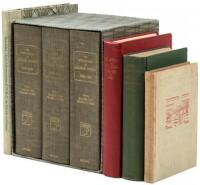Five volumes of Americana, mostly being journals