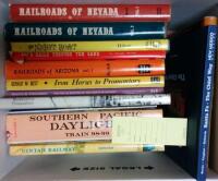 Shelf of books about Railroads in Western States