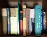 Shelf of Americana, including Grizzly Adams and Tom Horn