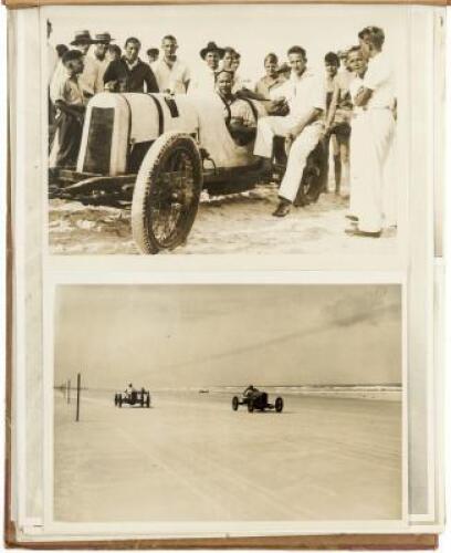 Seven albums showing Daytona, Florida, including automobile racing