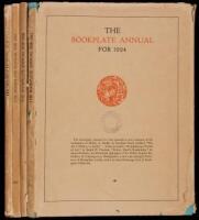 The Bookplate Annual - four annuals for 1921-1924