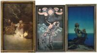 Group of four Maxfield Parrish prints