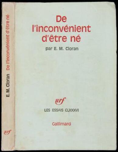De l'inconvenient d'etre ne - signed