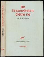 De l'inconvenient d'etre ne - signed
