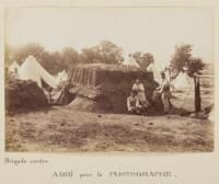 Album with 21 albumen photographs documenting an engineering corps encampment at Poizat, in Alsace