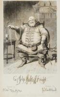 Twenty Etchings by George Cruikshank Illustrating the Life of Sir John Falstaff as Drawn by William Shakespeare