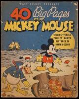 40 Big Pages of Mickey Mouse: Stories, Verses, Puzzles, Games, Pictures to draw and color