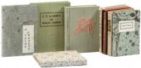 Group of eight miniature books of Poetry, Sonnets and Nursery Rhymes