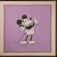 Mickey Mouse Handkerchiefs - sample book with 6 mounted examples