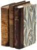 Group of three volumes about Alexander Pope, Edmund Burke and James Lackington