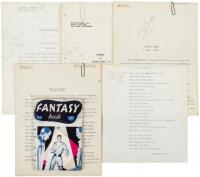 Fantasy Book, Vol. 1, Number 6 - with the original typescripts for five of the stories