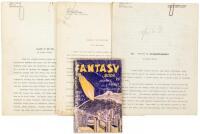 Fantasy Book, Vol. 2, Number 1 - with the original typescripts for three of the stories