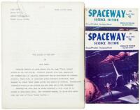 Spaceway Science Fiction, Vol. 3, Number 1 - with the original typescripts for six of the stories