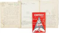 Fantasy Book, Vol. 1, Number 3 - with the original typescripts for three of the stories