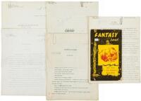 Fantasy Book, Vol. 1, Number 5 - with the original typescripts for five of the stories