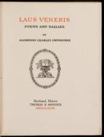 Laus Veneris: Poems and Ballads - bound by Hatchards