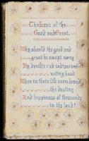 Poems - a hand-painted book, presented to the proprietor of The Paisley Daily Express