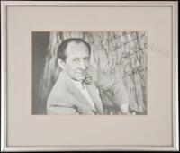 Signed and inscribed photograph