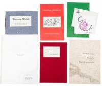 Three editions of Criminal Sonnets plus four other works
