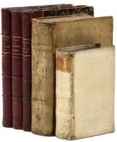 Group of nine volumes in Spanish, Latin, French, German and Greek