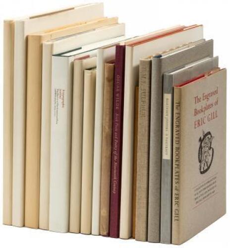 Sixteen volumes of fine press books