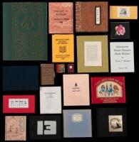 Twenty miniature books