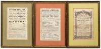 Twenty-eight Playbills from the Boston Theatre