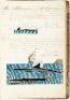 Manuscript journal and log book of the ship Geo. Howland out of New Bedford, commanded by Aaron C. Cushman, with watercolor illustrations - 6