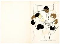 Holiday greeting card from artist Jacob Lawrence
