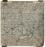 Walworth County, Wisconsin - cadastral map