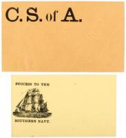 Six Envelopes with emblems from the Confederate States of America