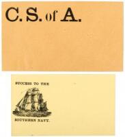 Six Envelopes with emblems from the Confederate States of America