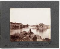 Album of 13 photographs relating to the Milner Dam and Twin Falls Canal on the Snake River in Idaho