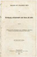 Early defense of the civil rights of free Black men, by Anti-Slavery Society agent