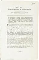 Report from the Committee on Mr. Earnshaw's Petition