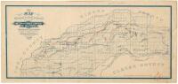 Map showing water system of the Water and Power Company of California: Nevada County. W.W. Waggoner, Chief Engineer