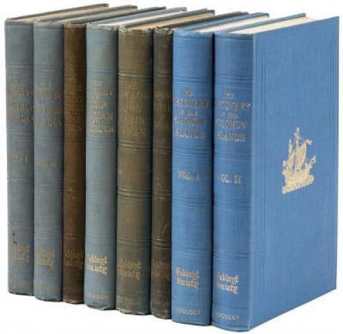 Complete set of 190 volumes, comprising the Second Series, Parts 1 & 2, of the publications of the Hakluyt Society