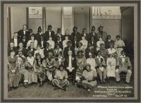 Original gelatin silver print photograph of "The Famous White City Minstrels"