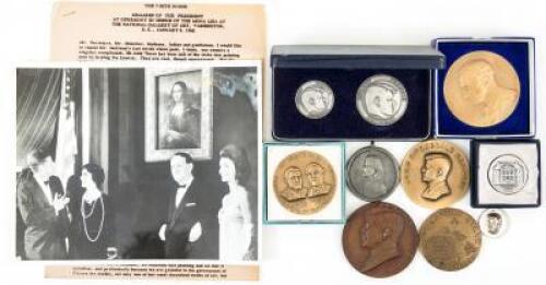 Group of J.F.K. and R.F.K. commemorative medals