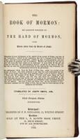 The Book of Mormon: An Account Written by the Hand of Mormon, Upon Plates taken from the Plates of Nephi