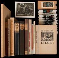 Twelve volumes illustrated by woodcuts