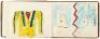 WITHDRAWN - Kiowa "Ledger Book" with original watercolor drawings, from Indian Territory