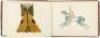WITHDRAWN - Kiowa "Ledger Book" with original watercolor drawings, from Indian Territory - 5
